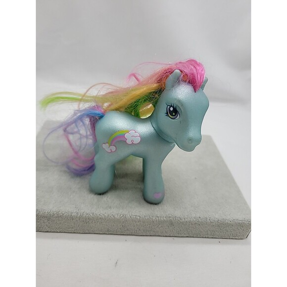 Hasbro My Little Pony Rainbow Dash- Blue with Rainbow 2002 Vintage Y2K - Picture 1 of 16
